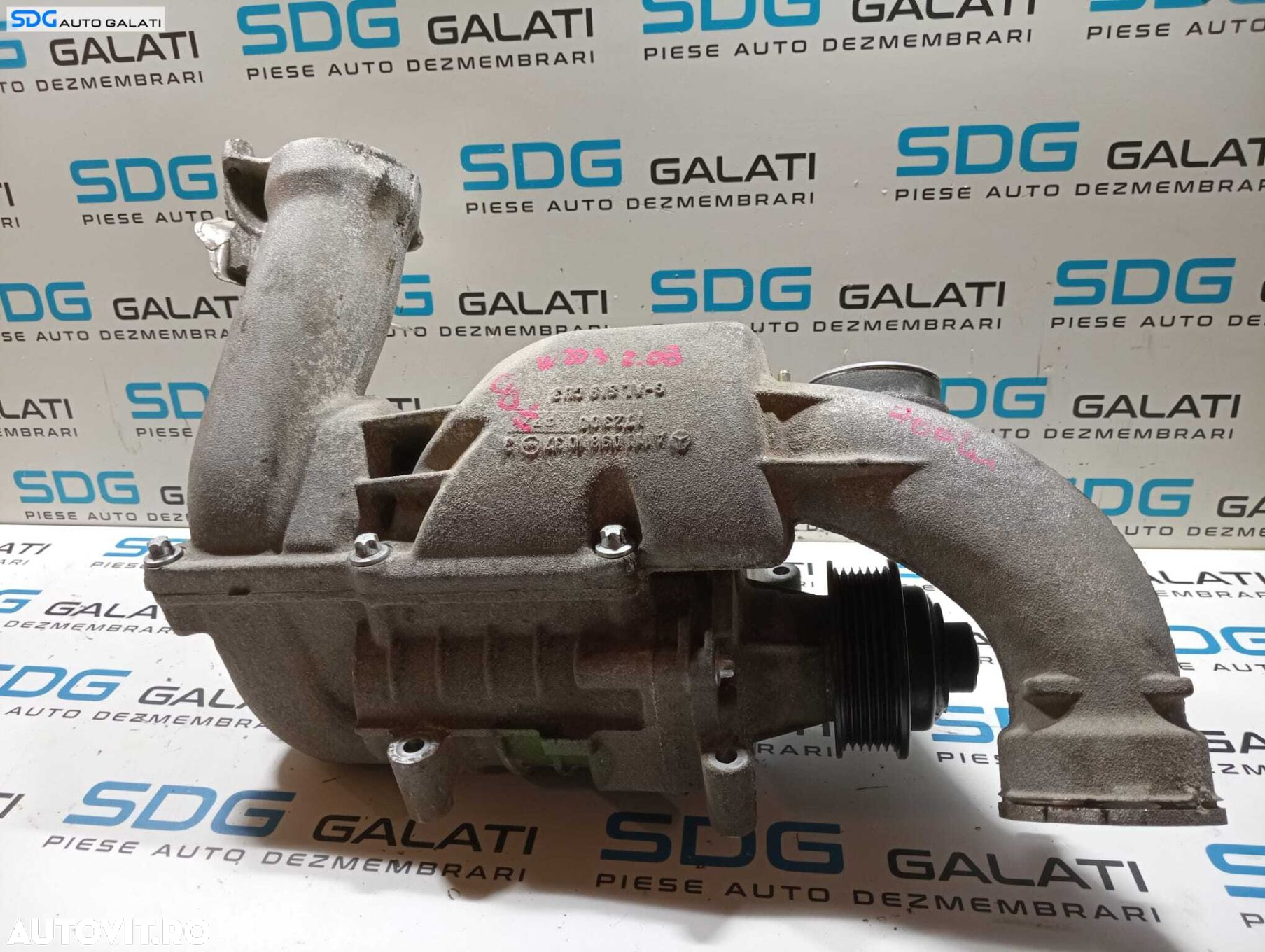 Compresor Supercharger Mercedes W203 C200 Kompressor 2.0 B 2000 - 2007 Cod A1110900980 A1110981037 [M7125] - 5