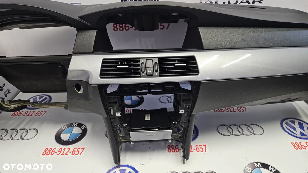 BMW 5 E60 E61 LIFT LCI Start Stop Kokpit Konsola Deska Poduszki powietrzne Airbag Napinacze - 15
