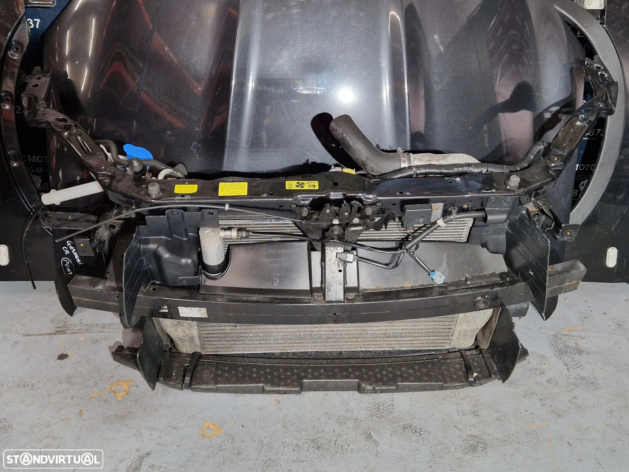 Frente completa usada NISSAN QASHQAI J10 2.0 DCI XENON parachoques capot guardalamas oticas - 9