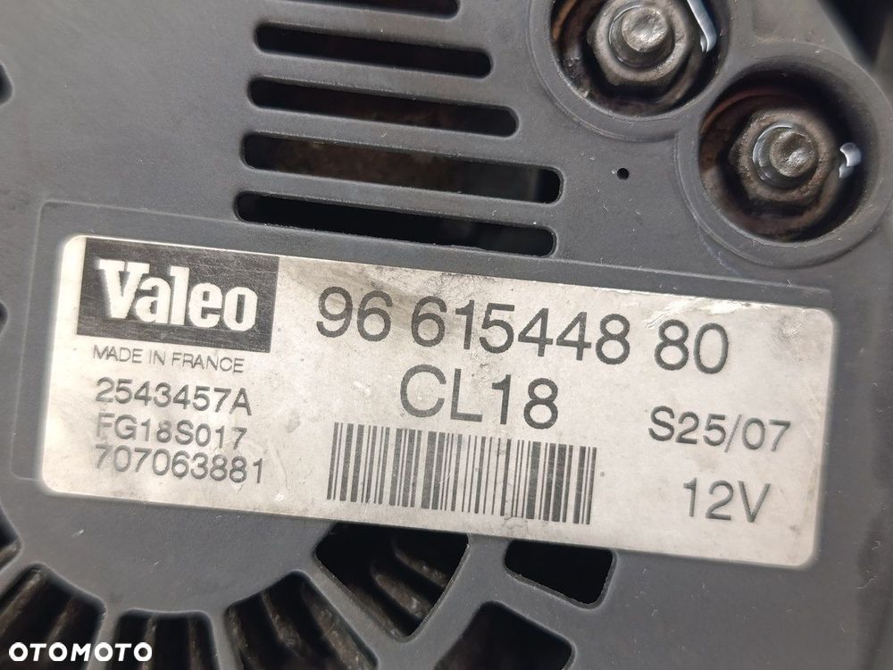 ALTERNATOR CITROEN C4 GRAND PICASSO I 9661544880 FG18S017  VALEO - 7