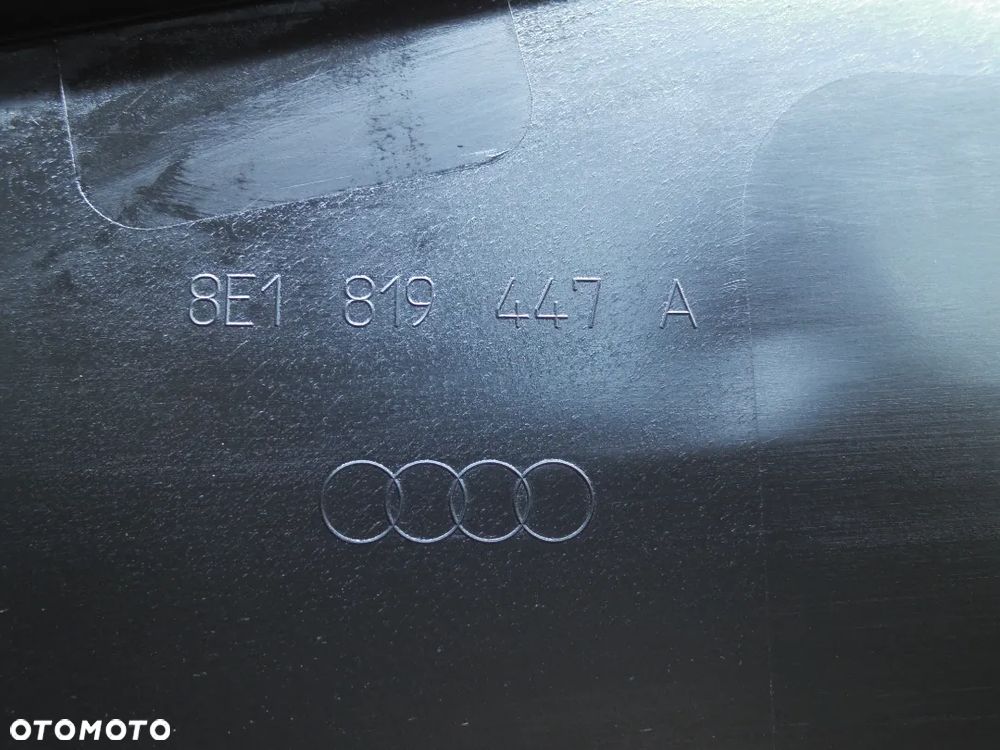 AUDI A4 B6 B7 PODSZYBIE OSŁONA MASKOWNICA 8E1819447A - 3