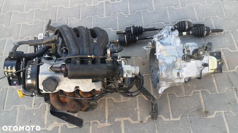 DAEWOO MATIZ 0.8 SILNIK SKRZYNIA BIEGÓW OSPRZĘT - 4