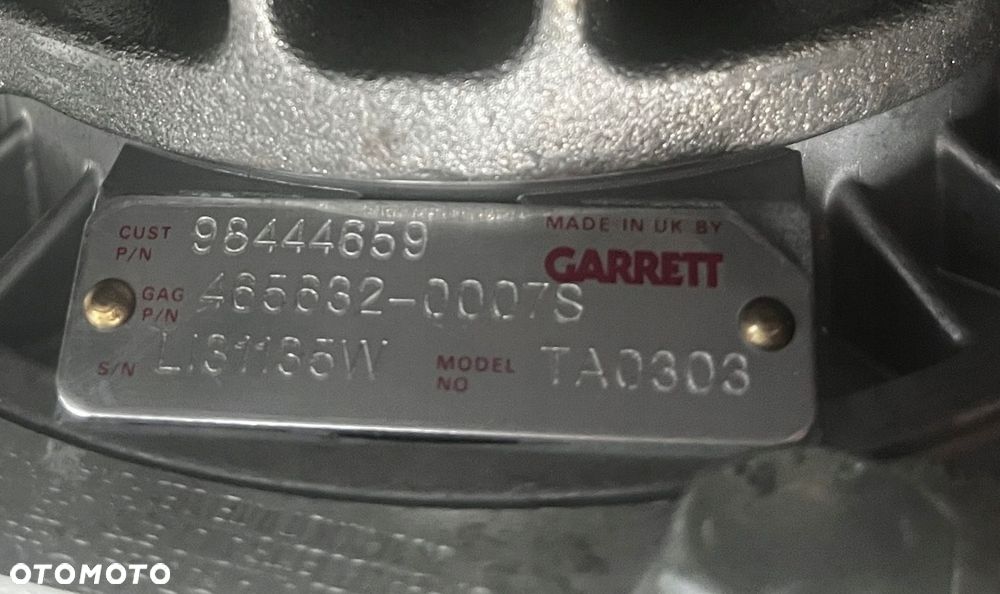 Nowa turbosprężarka 98444659 465632-0007S Iveco  rabat 500zł OPIS - 4