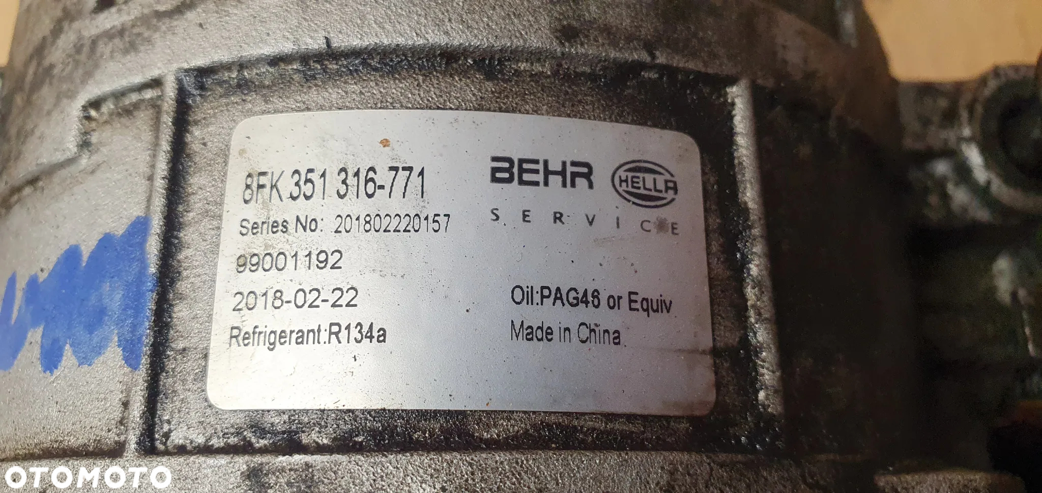 Sprężarka klimatyzacji pompa klimy Mercedes ML W164 3.5 V6 8FK351316-771 - 7