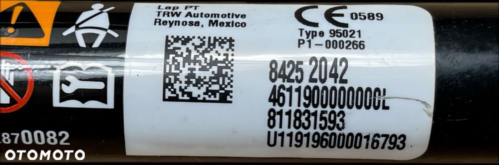 P8 GMC YUKON XL IV 2015 - PAS BEZPIECZEŃSTWA LEWY PRZÓD 84461014 - 4