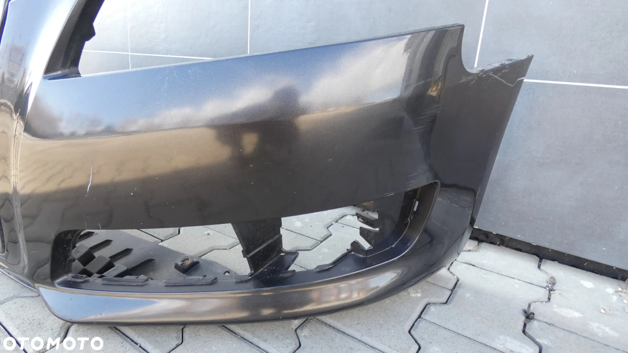 AUDI A3 8P LIFT ZDERZAK PRZÓD PRZEDNI SZARY LZ7L GORLICE K01/39 - 3