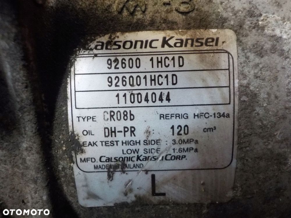 MICRA K13 NOTE 1.2 DIG-S sprezarka klimatyzacji - 15