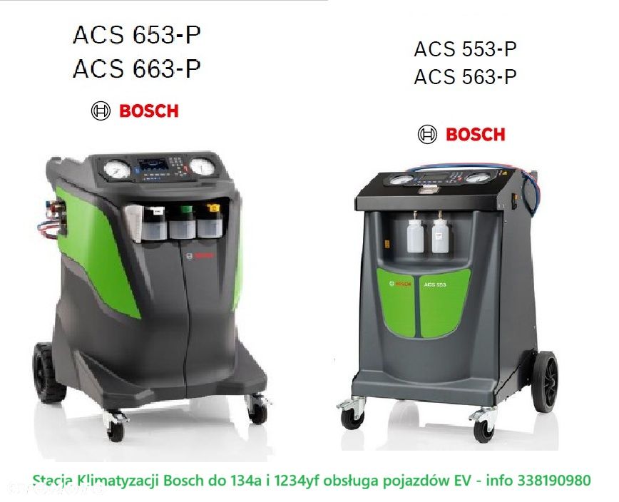Acs 563 EV stacja klimatyzacji 1234yf Kup i Odbierz myjkę - 2