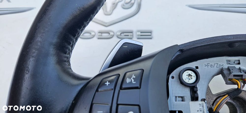 BMW X5 E70 X6 E71 LIFT LCI  KIEROWNICA SKÓRZANA CZARNA M-PAKIET MULTIFUNKCJA ŁOPATKI  7845778 - 16