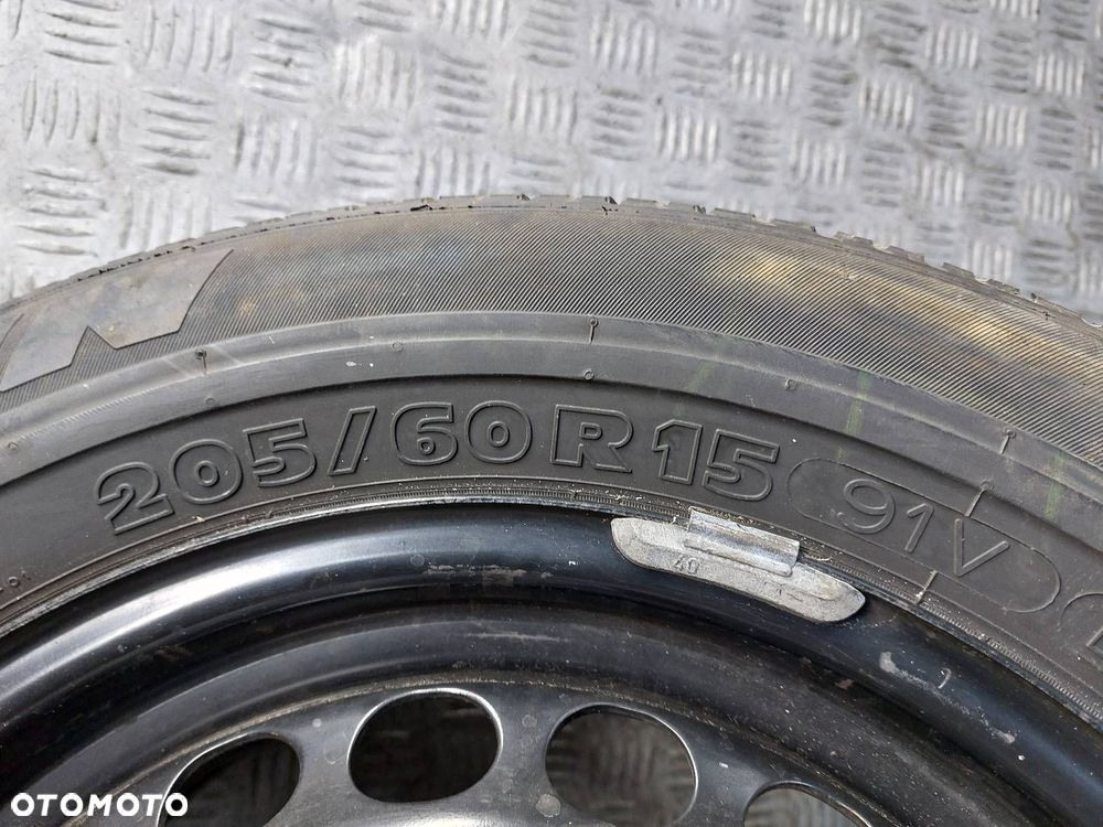 KOŁO FELGA OPONA ZAPAS 5x110 6Jx15 ET45 FI65,1 205/60R15 OPEL ASTRA H - 4
