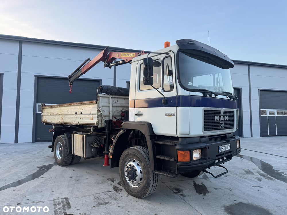MAN 19.420 4x4 Wywrotka 3x Meiller Oryginał HDS Palfinger - 4