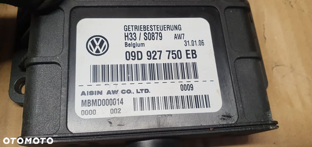 Moduł sterownik skrzyni biegów automat VW Touareg 7L 3.0 TDI 09D927750EB - 4