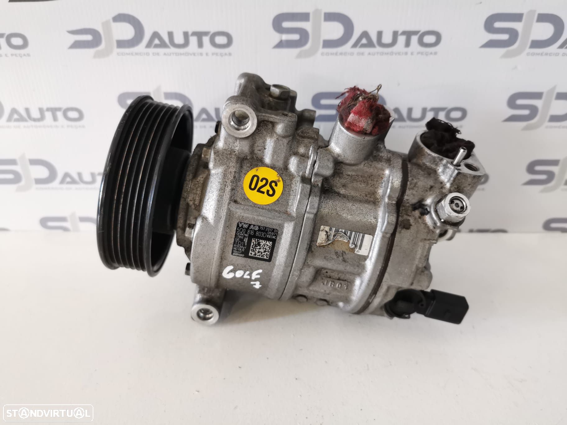 Compressor Ar Condicionado A/C - VW Golf VII / Seat Leon / Audi A3 - 1