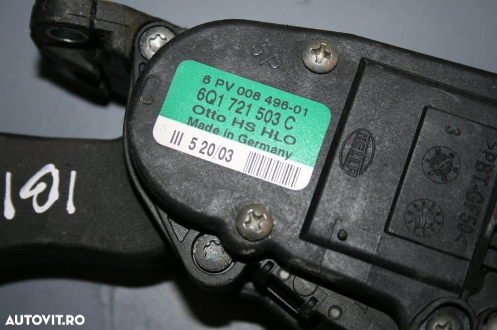 Pedala Acceleratie Seat Ibiza 2002-2007 Benzina Livram Oriunde - 2