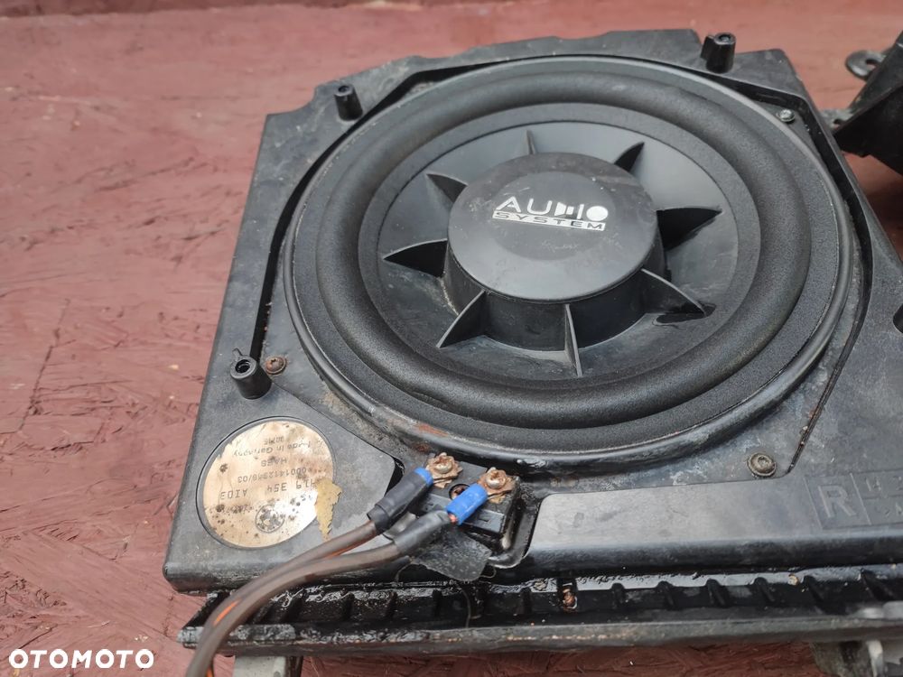 BMW E60LCI / E61LCI / E60 / E61 ORYGINALNE GŁOŚNIKI NISKOTONOWE ( BASSOWE ) Z FIRMY AUDIO SYSTEM O NR. 65 13 6 919 353 / 65 13 6 919 354 OEM SPRAWNE W 100% - 12