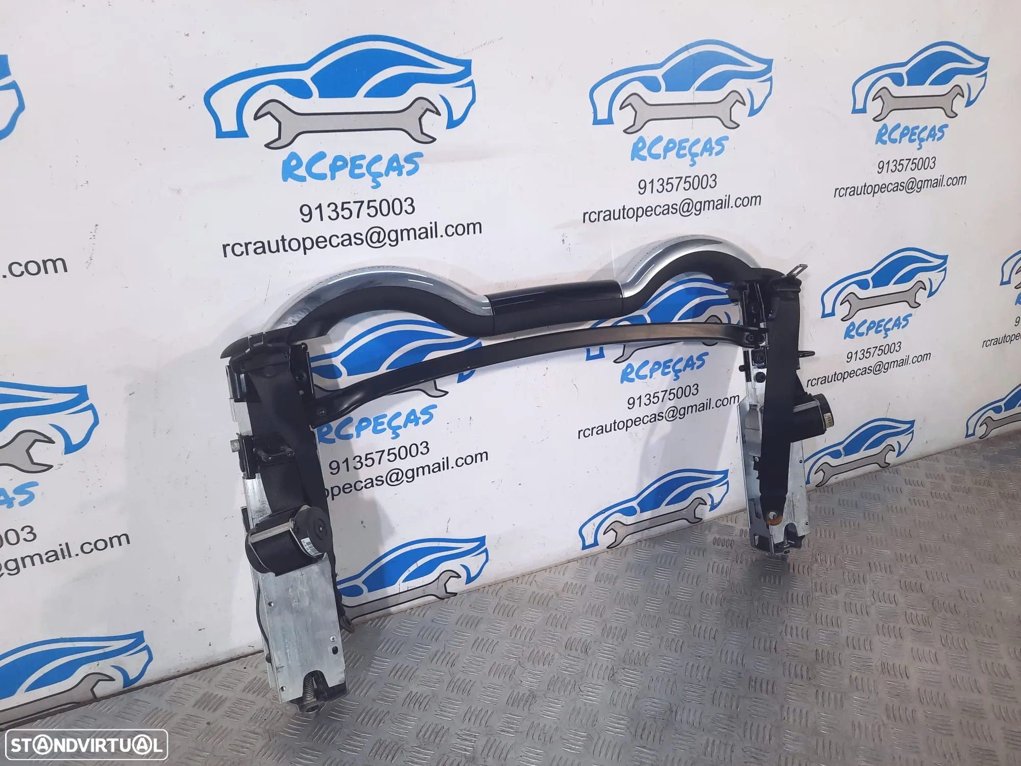 BARRAS ANTICAPOTAMENTO PROTEÇÃO MINI COOPER R57 CABRIO 54607190617 7190617 MINI COOPER R57 LCI ROLL BAR ROLLOVER DEFLETOR VENTO ANTI-CAPOTAMENTO - 4