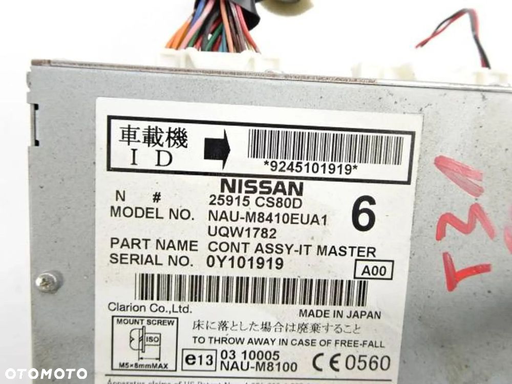 radio cd wyświetlacz nissan x-trail t31 - 3
