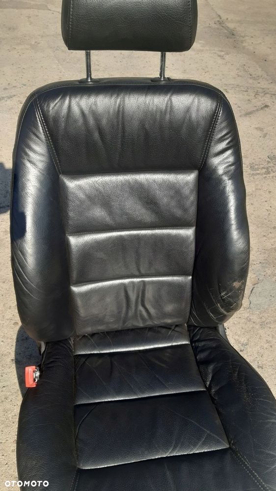 fotele fotel kanapa skóra czarna AUDI A6 C5 AVANT - 5