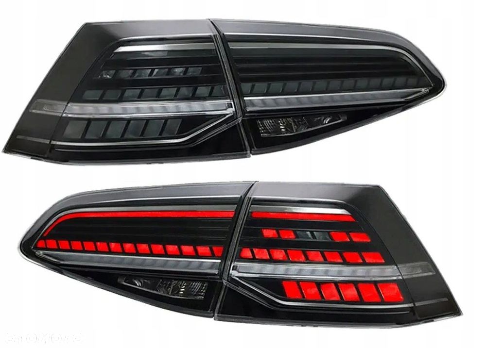 Lampy tylne kpl Vland Full LED Tuning 7.5 Gti look VW Golf VII 7 5g 12-20 - 4
