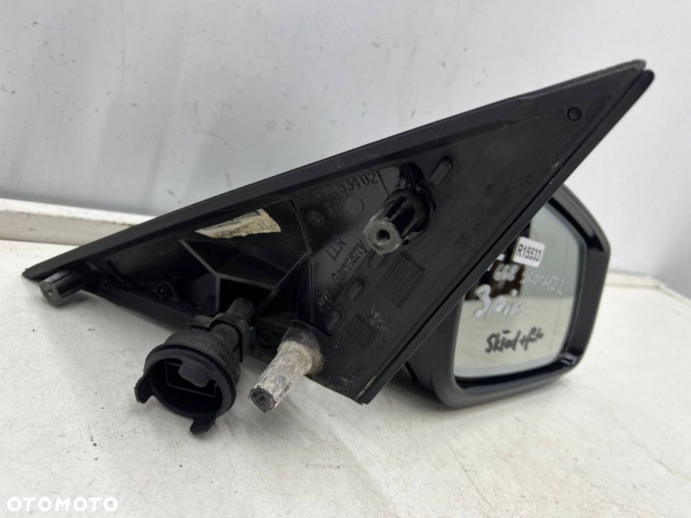 Lusterko BMW 5 F10 F11 10-13r. 3 pin PRAWE elektryczne SKLADANE fotochrom zewnętrzne 668 SCHWARZ 2 - 5