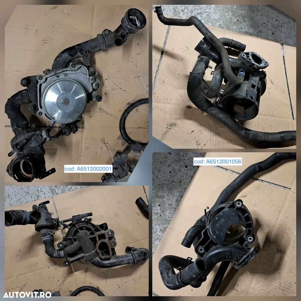 Anexe motor mercedes Turbina turbo electromotor alternator compresor pompa de apa carcasa filtru aer galerie admisie clapeta acceleratie mercedes w204 2007-2014 w212 2009-2015 w639 180cdi 220cdi 250cdi - 5