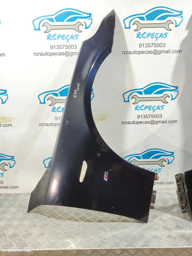 - FRENTE COMPLETA BMW SERIE 5 E60 SEDAN PACK M E61 TOURING PACK M CAPOT PARACHOQUES SENSORES GUARDA-LAMAS OTICAS RADIADOR VENTILADOR FRENTE FIBRA REFORÇO - 11