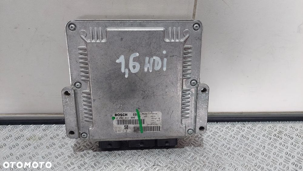 KOMPUTER STEROWNIK SILNIKA 1,6HDI NR 0281011800 - 2