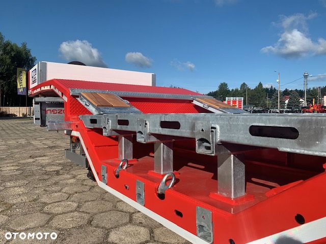 Inny NACZEPA NISKOPODWOZIOWA 3 OSIOWA Z ZAGŁĘBIENIAMI NA KOŁA! najazdy Hydrauliczne! - 18