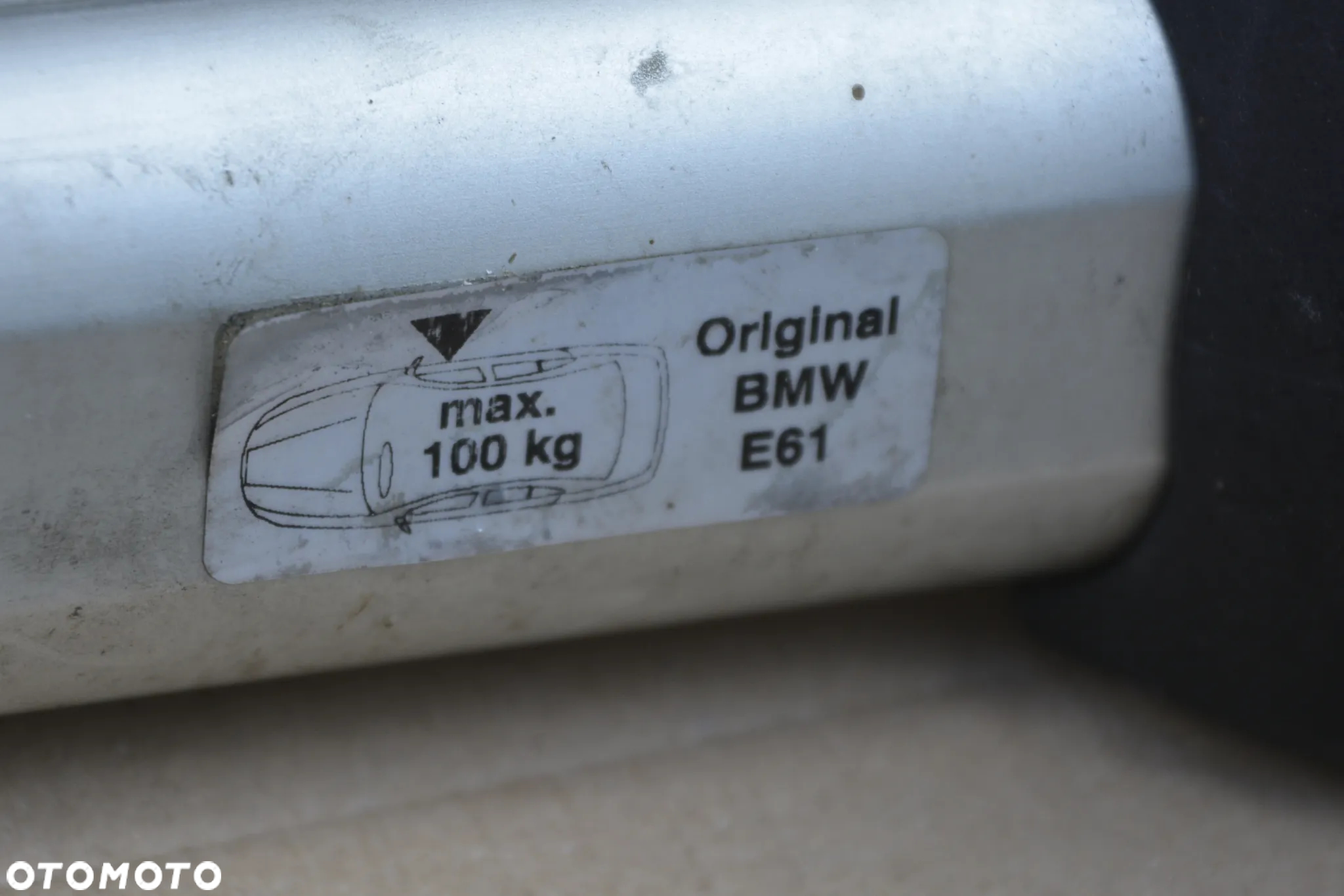 BMW 5 E61 kombi bagażnik dachowy oryginał ALu klucz - 5