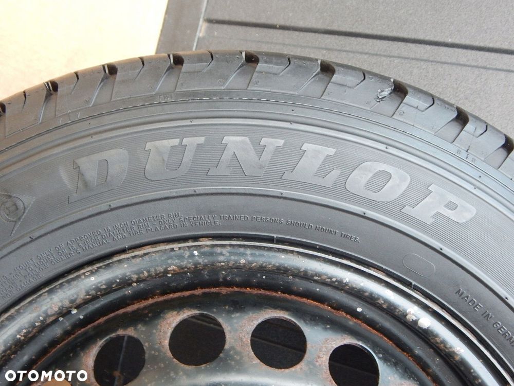 vw t5 felga stalowa koło zapasowe dunlop 215/65 r16 bieżnik 8.47 - 3