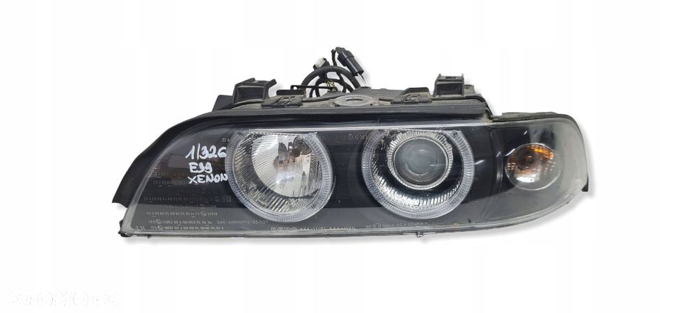 bmw 5 e39 lampa przód przedni lewa xenon kompletna eu - 1