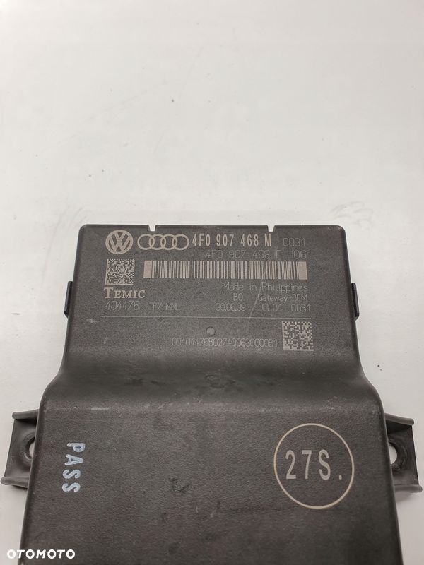 MODUŁ STEROWNIK GATEWAY AUDI A6 C6 4F0907468M - 2