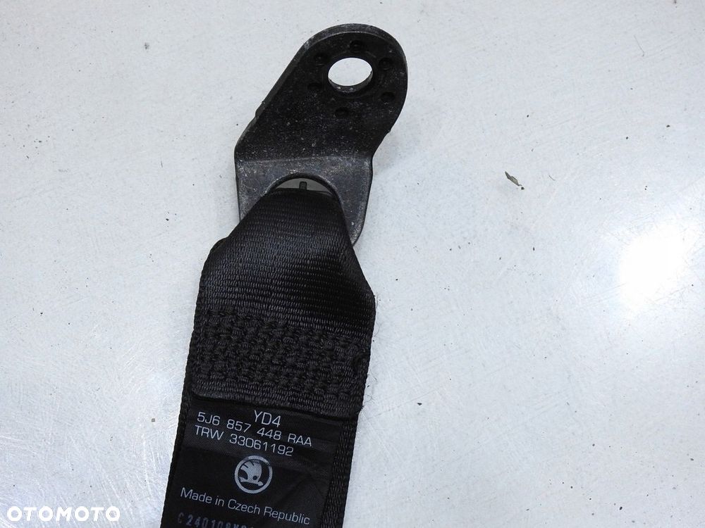 PAS BEZPIECZEŃSTWA PRAWY TYŁ SKODA FABIA II HB - 5