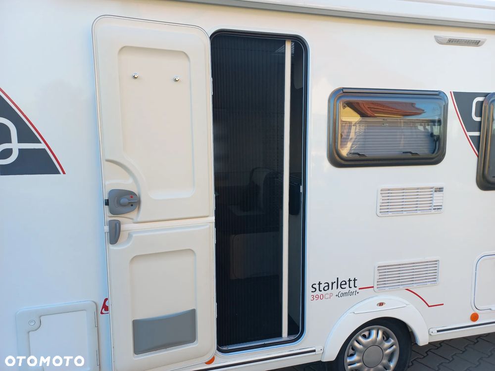 Sterckeman 390 CP Starlett Comfort, Markiza, Bagażnik na rowery - 37