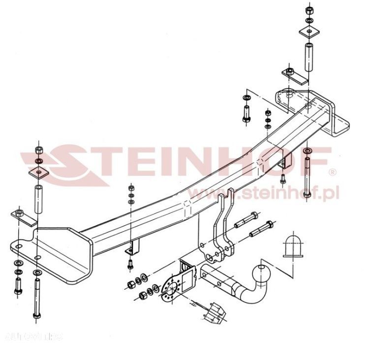 Carlige auto de remorcare Ssang Yong Musso - 6