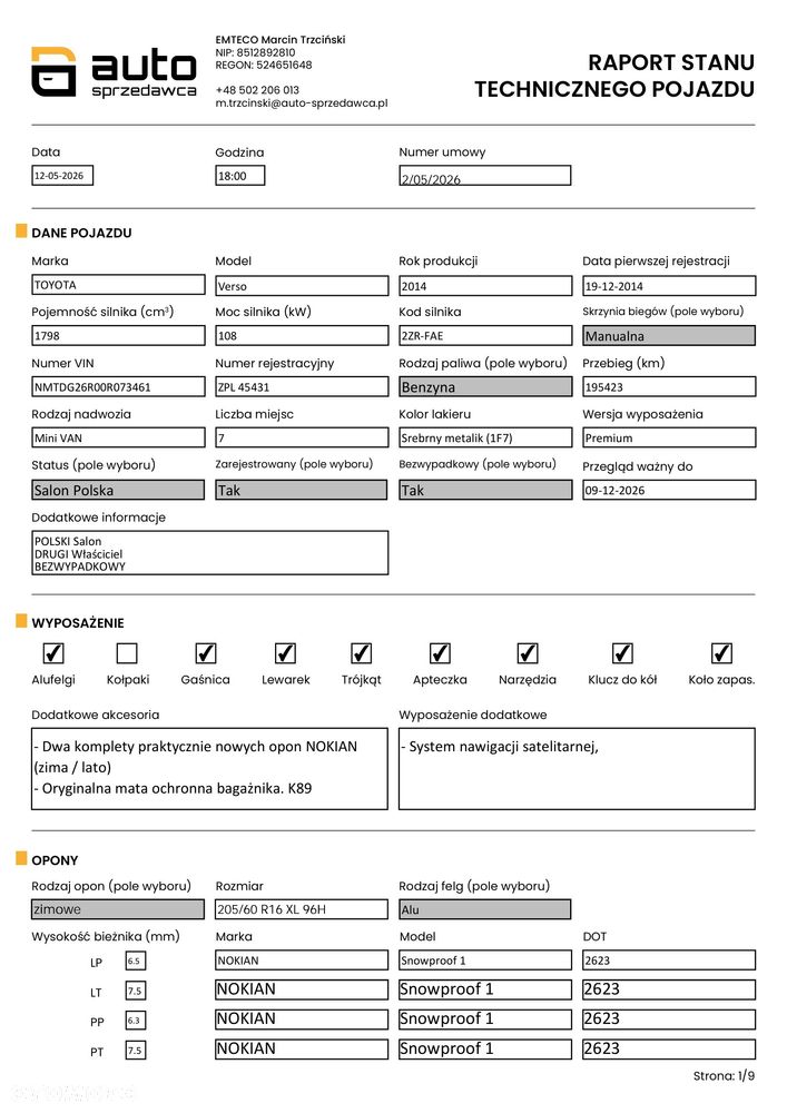 Toyota Verso 1.8 Premium 7os - 33