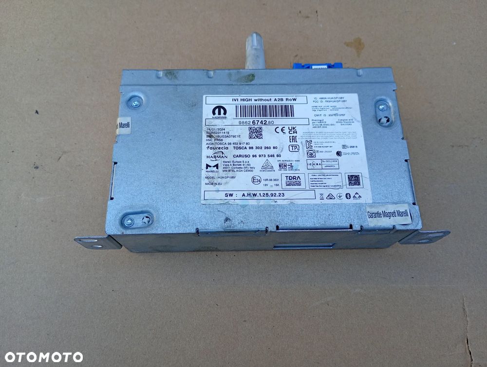 NAWIGACJA NAVI RADIO FABRYCZNA ORYGINAŁ 9837721380 9863647080 PEUGEOT 208 II 24R - 3