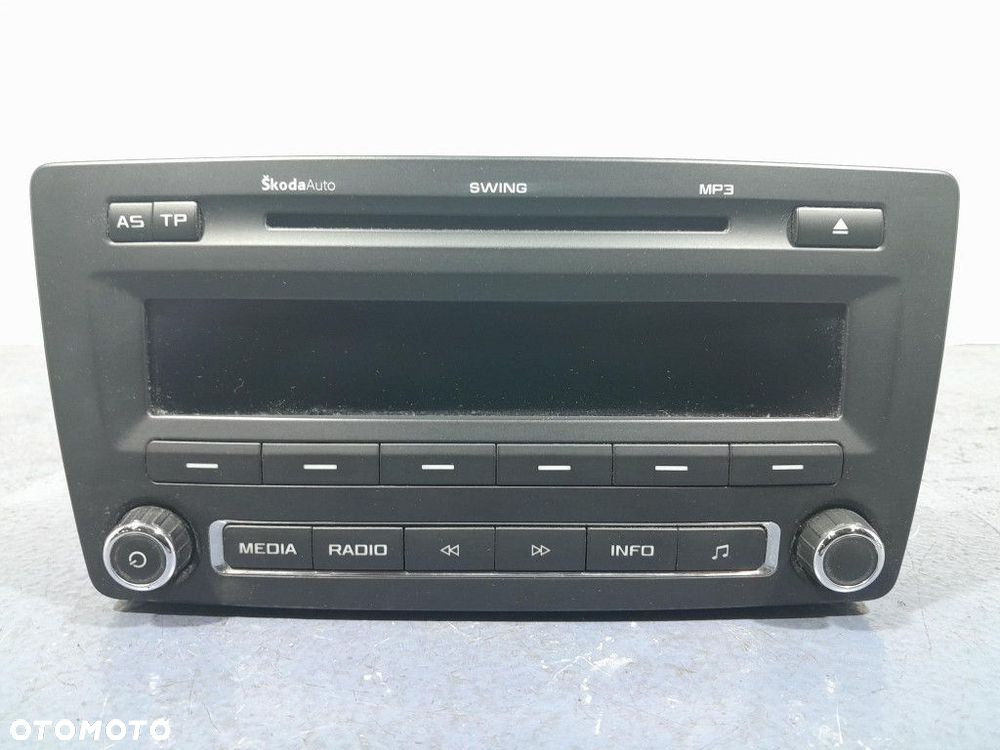 SKODA OCTAVIA II LIFT RADIO ODTWARZACZ CD 1Z0035161N - 2