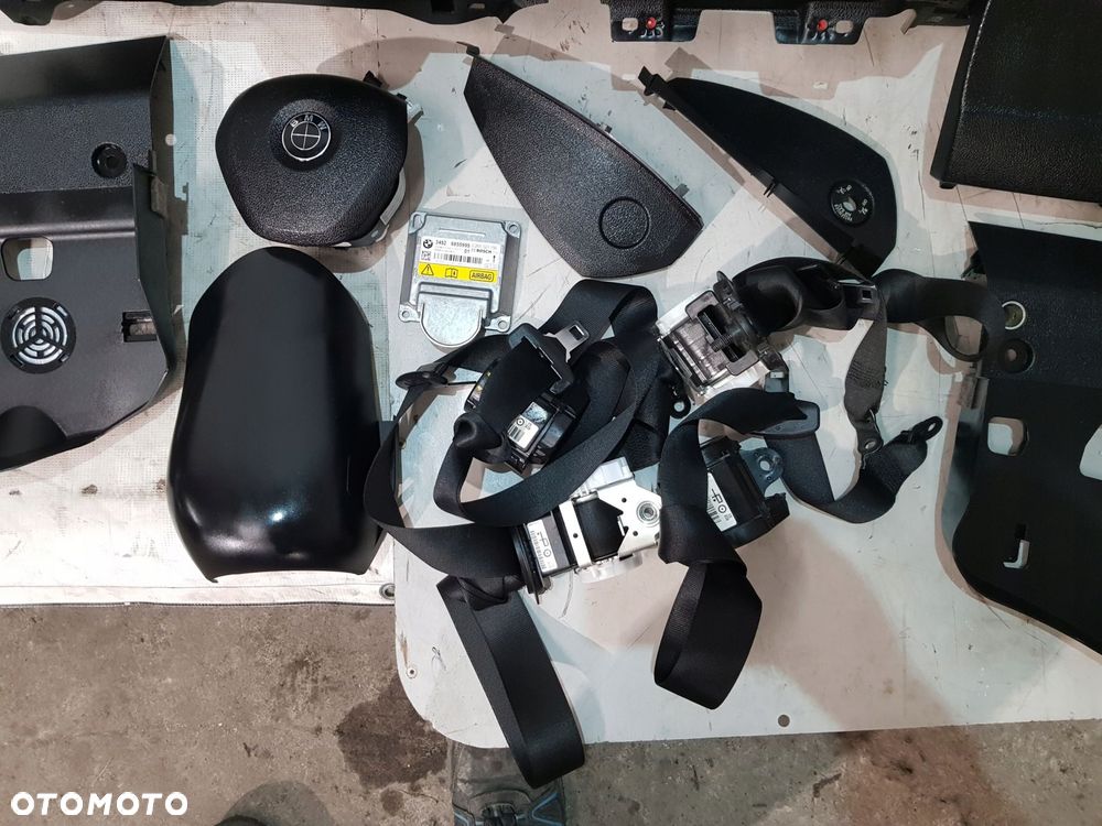 deska rozdzielcza kokpit pasy airbag bmw f20 11rok eur 1.6b komplet - 3