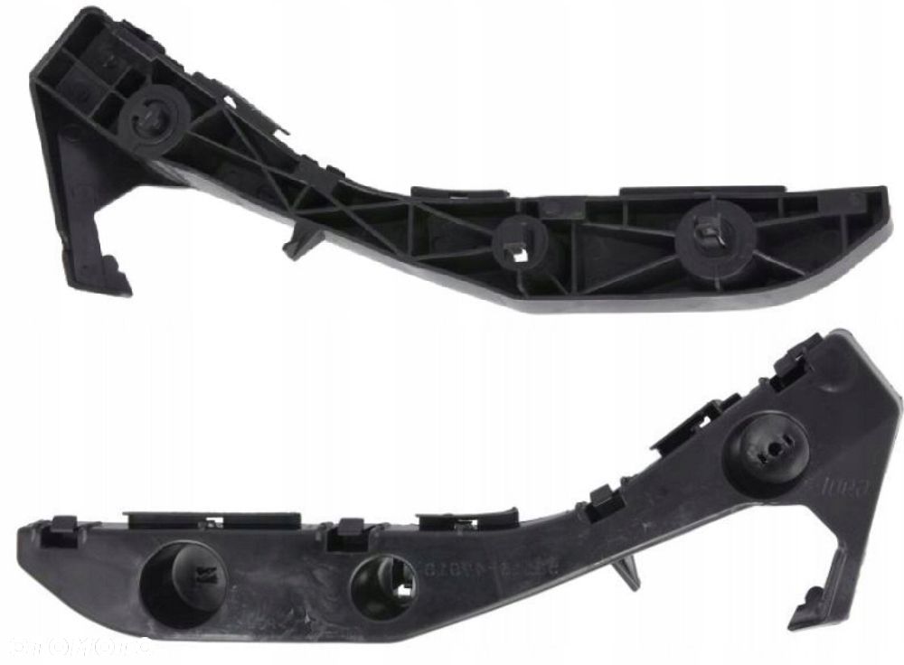 Toyota PRIUS 2003 - 2009 ślizg mocowanie uchwyt zderzaka przód LEWY - 2