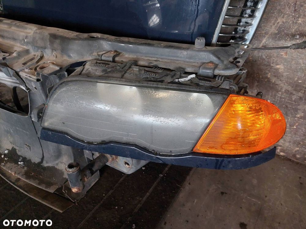 KOMPLETNY PRZÓD MASKA ZDERZAK LAMPY BMW E46 263/5 DUNKELBLAU - 6