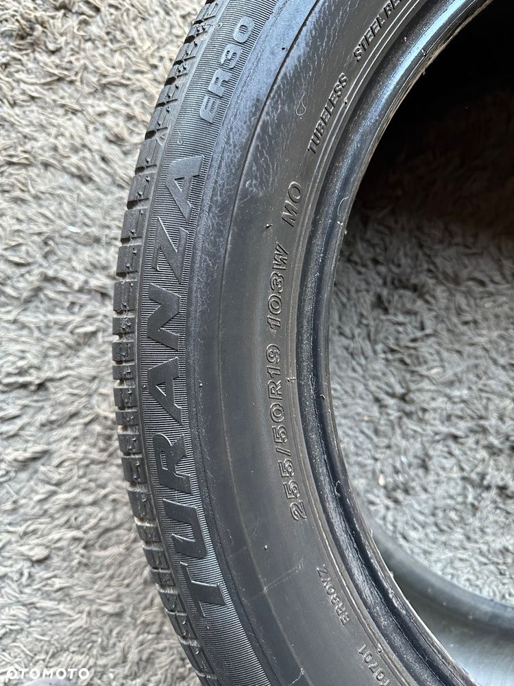 Dwie opony letnie 255/50R19 /19 103W Bridgestone Turanza ER30 homologacja Mercedes MO Radom para lato jak 235/55R19 BMW X5 - 6