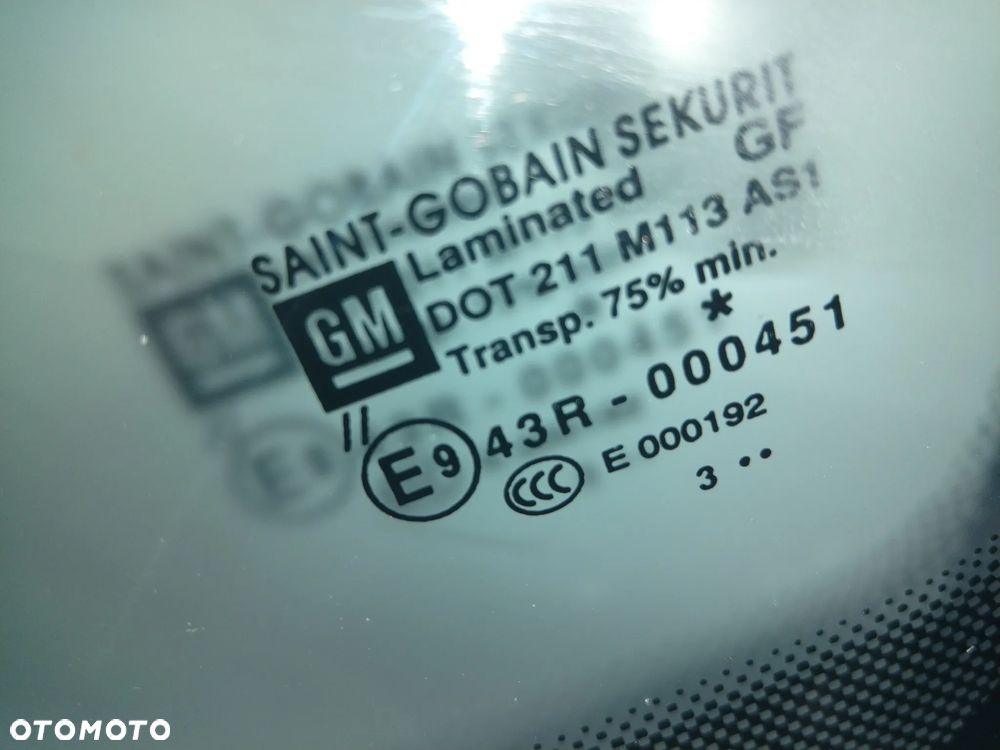 SZYBA PRZEDNIA OPEL CORSA D 2007-2014 - 3