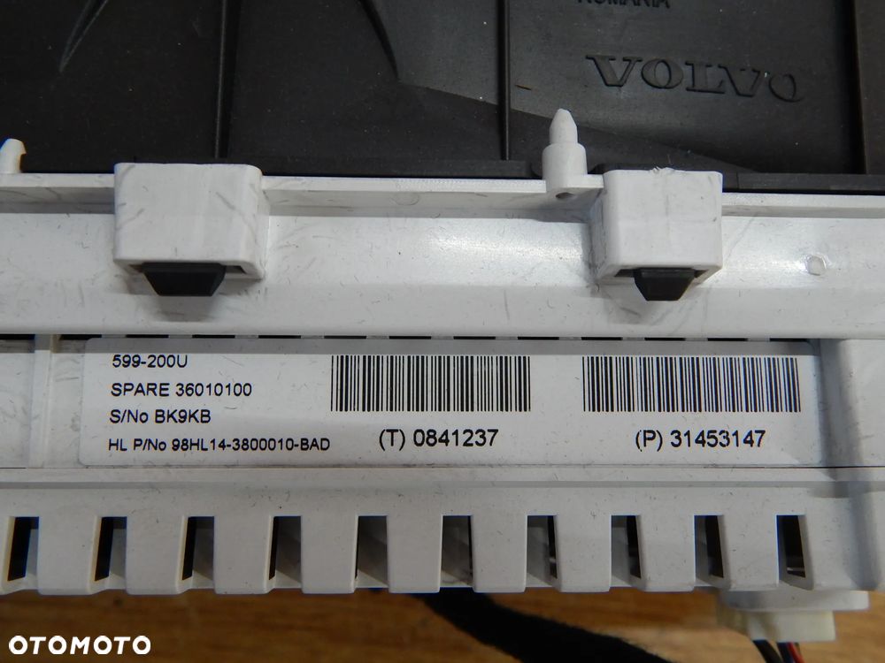 Licznik zegar 1.6 2.0 2.4 auto VOLVO V60 s60 xc70 v70 10-17 31327746 Łuków części - 4