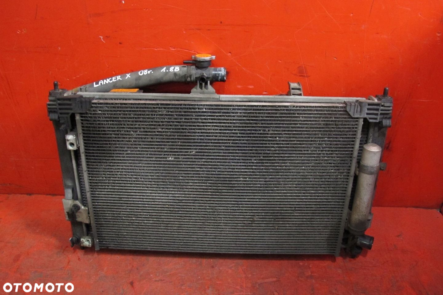 MITSUBISHI LANCER 8 VIII 10 X 07-17 1.8 MIVEC 4B10 CHŁODNICE WENTYLATOR KPL - 2