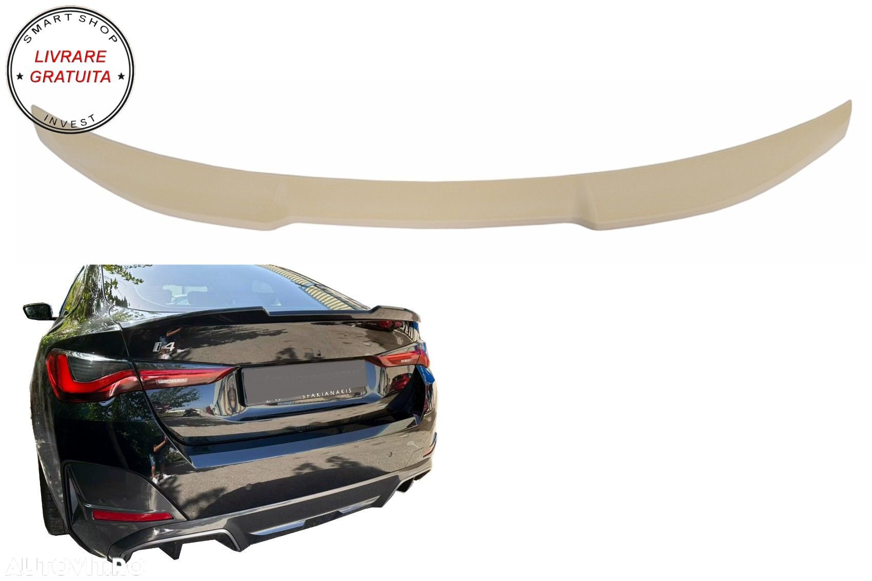 Eleron Portbagaj BMW Seria 4 G26 i4 G26 BEV (2021-Up) Gran Coupe- livrare gratuita - 1