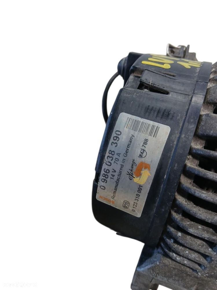 ALTERNATOR VW LUPO 1.0 0986038390 0123310001 LUPO 1.0 - 3