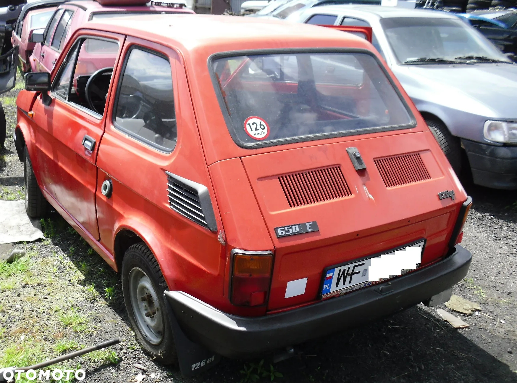 Fiat 126p Zderzak Maska Drzwi Szyby Koła Silnik Zawieszenie inne - 17