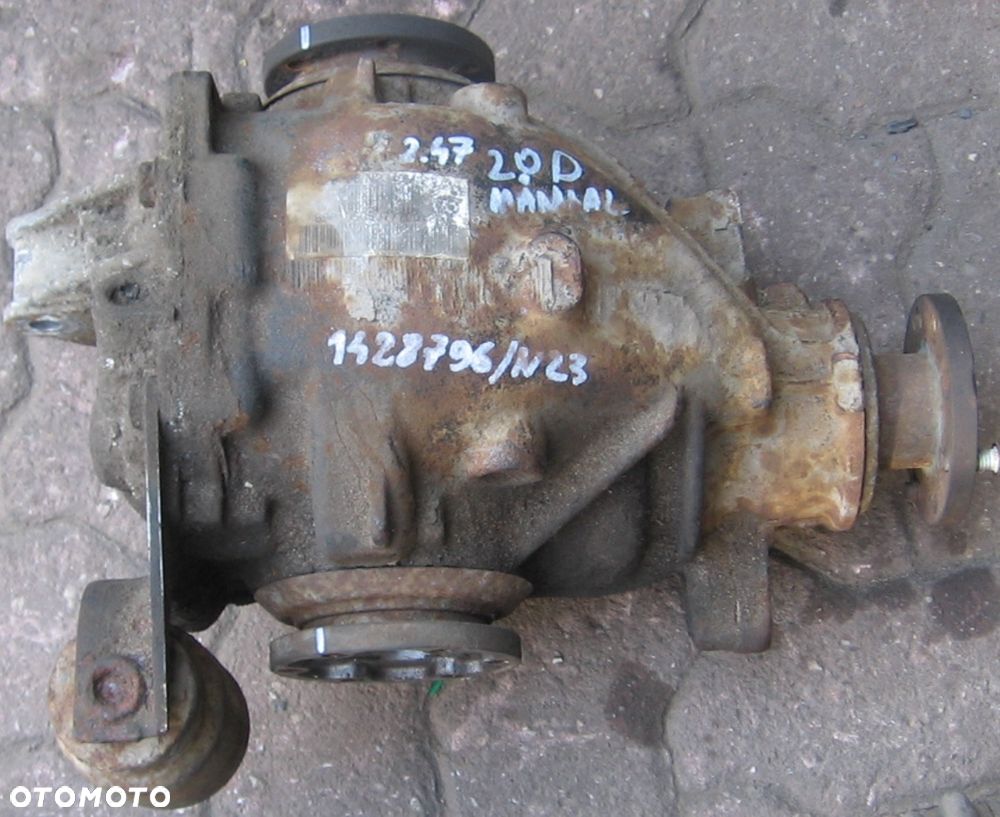 tylny most dyfer półoś BMW E46 2.47 7512142 1229495 - 7