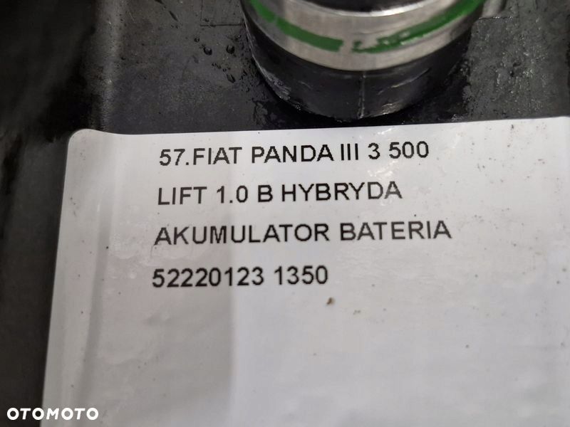 FIAT PANDA III 3 500 LIFT 1.0 B HYBRYDA AKUMULATOR BATERIA 52220123 - 3